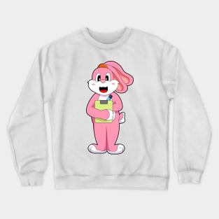 Rabbit Secretary Notepad Crewneck Sweatshirt